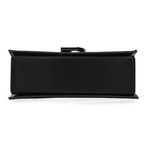 SEPTWOLVES PU Hourglass Bag, Crossbody Bag, Shoulder Bag Regular Women's Black-5