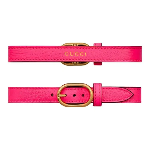 GUCCI Diana Leather Bag Straps Women's Pink