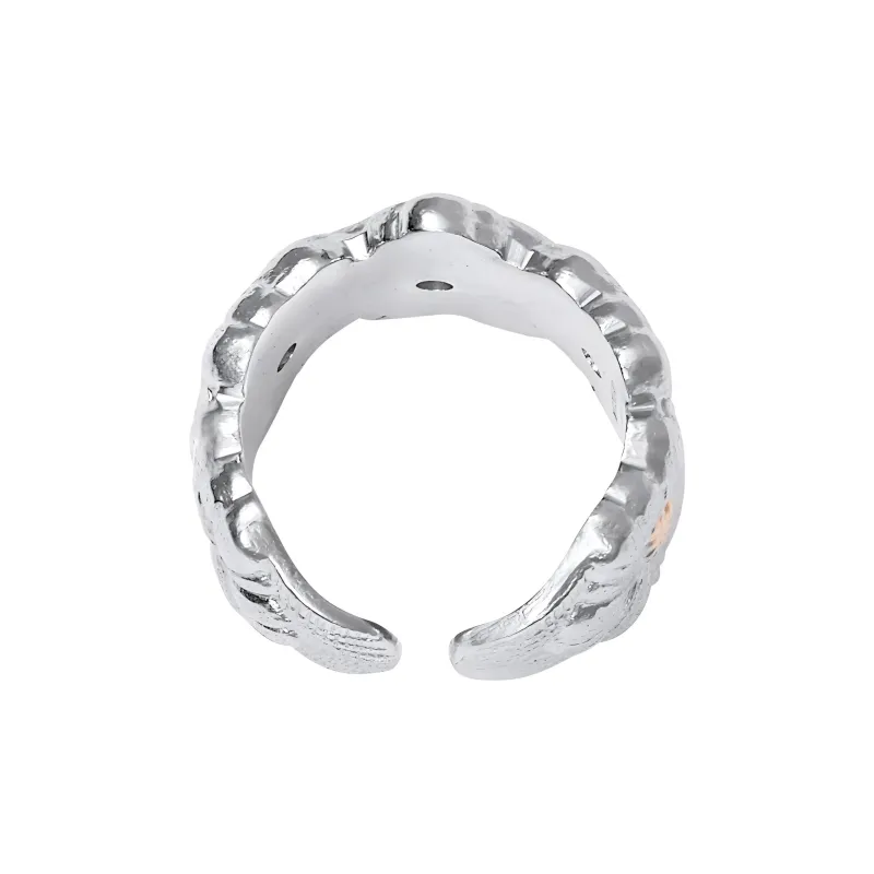 BUCCELLATI 925 Sterling Silver, Gold Plated Rings Women's-2