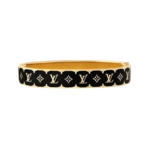 LOUIS VUITTON Enamel, Metal Bangles Women's Gold