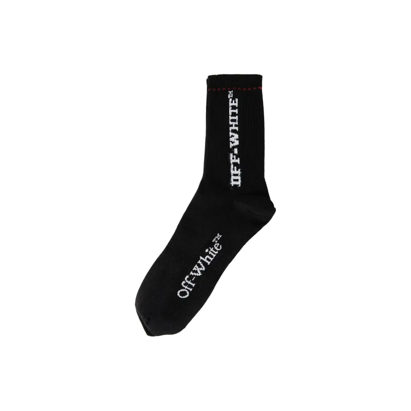 OFF WHITE Logo Intarsia Socks-0