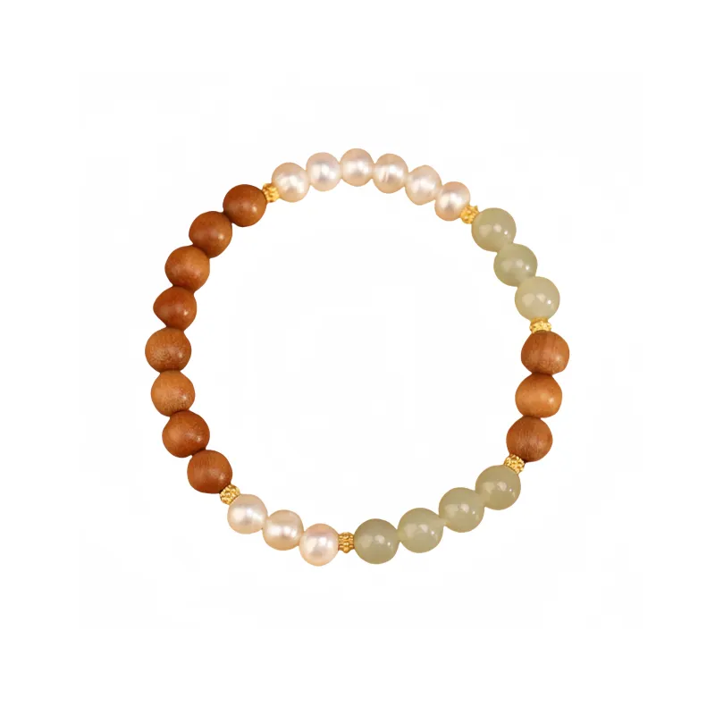 Fengyun Pavilion Sandalwood Bracelets Women's-0