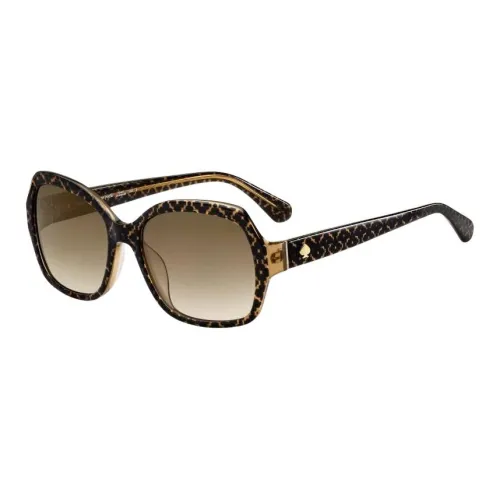 Kate Spade Acetate Irregular Shape Sunglasses Women's Brown