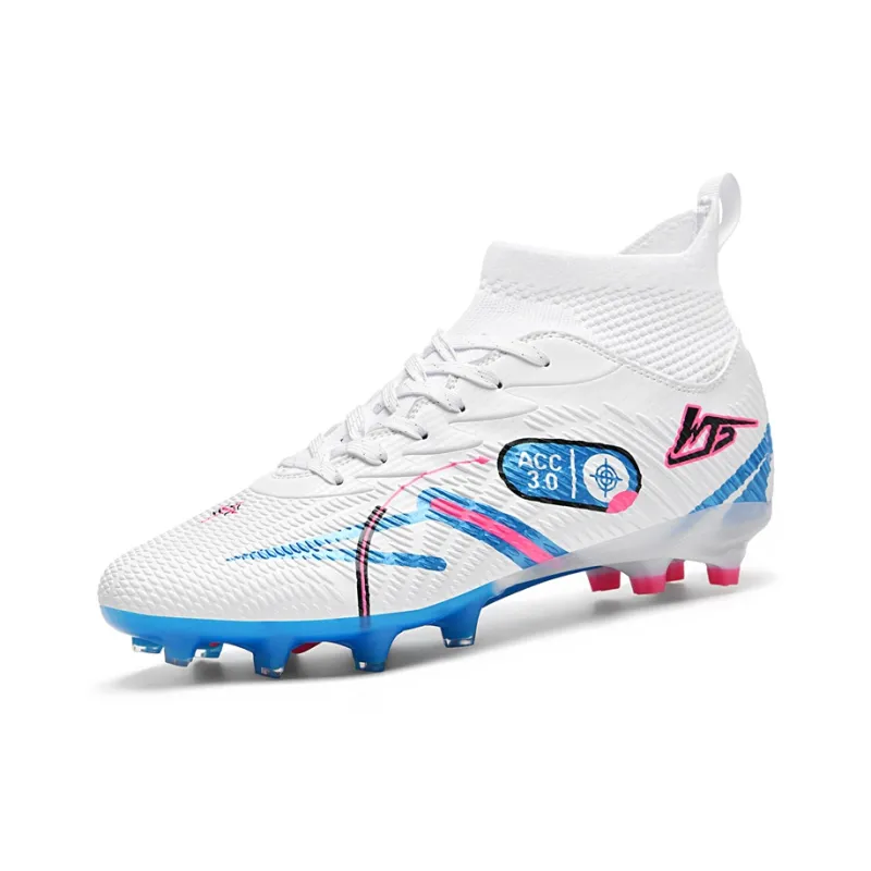 WEJIESS TF Rubber Broken Studs Soft Ground Firm Ground Anti-Slip Wear-Resistant Soccer Shoes Unisex-17