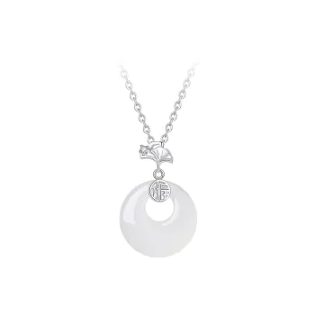 CHINA GOLD Chalcedony Necklaces Women's
