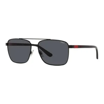 Ralph Lauren Metal Aviator Sunglasses Men's Black