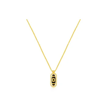 GUDS GAVE Copper Epoxy Zircon Necklaces Women's