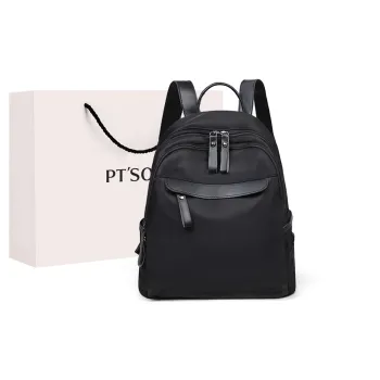 PT'SON Oxford Backpack Regular Unisex Black