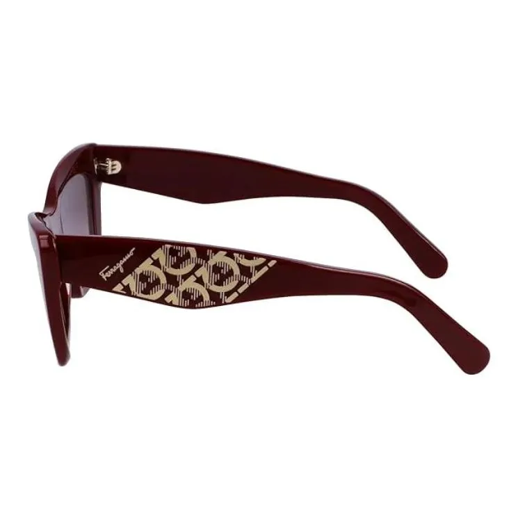 FERRAGAMO Plastic Cat Eye Sunglasses Women's Red-2
