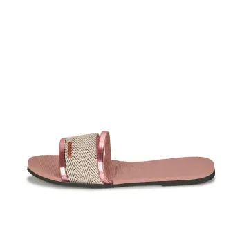 Havaianas Slip Resistant Quick Dry Slide Slippers Women's Pink