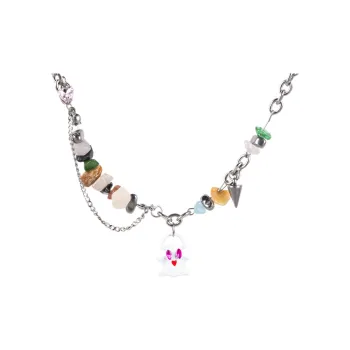Listen To The Flowers Bloom Alloy Necklaces Unisex