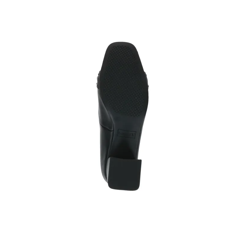 CAPRICE Tessa Chunky Heel High Heels 6cm Women's Black-6