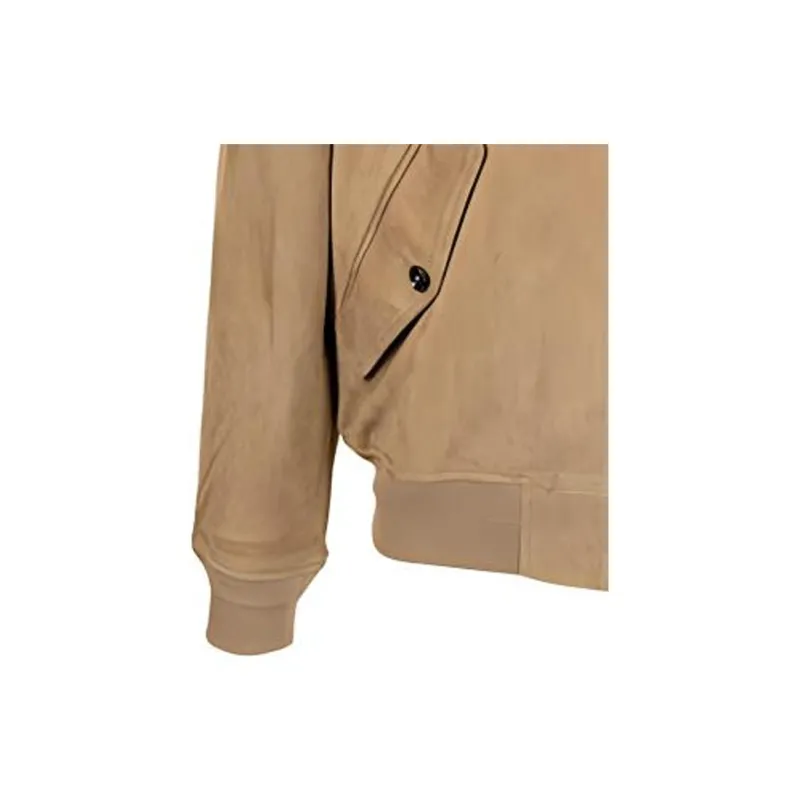 Polo Ralph Lauren Leather Jacket Men's Khaki-5