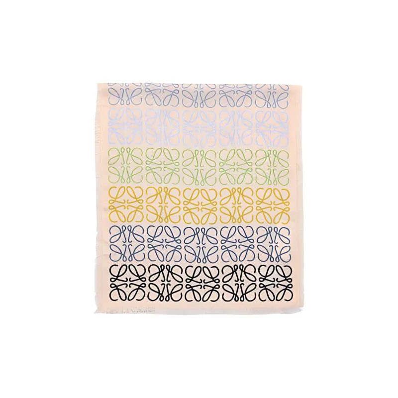 LOEWE Monogram Stripe Scarf-0