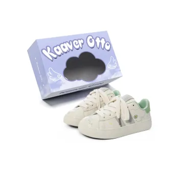 KAAVER OTTO Low Top Skateboard Shoes Women's Green Grape Fruit