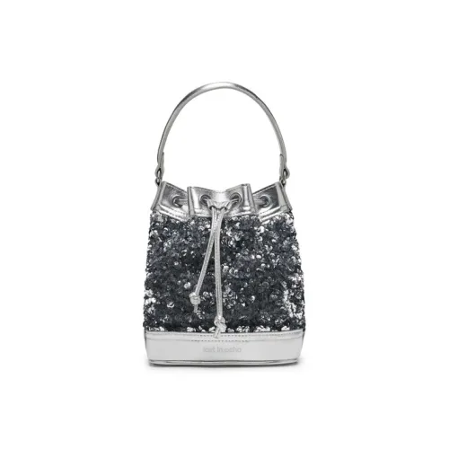 Lost In Echo Cow Leather Shiny Handbag Crossbody Bag Bucket Bag Women's