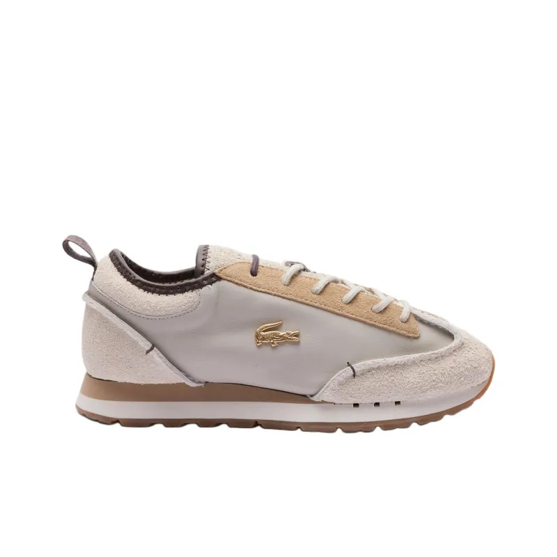 LACOSTE Maison Château Rouge Collaboration Low Top Casual Shoes Men's Beige-1