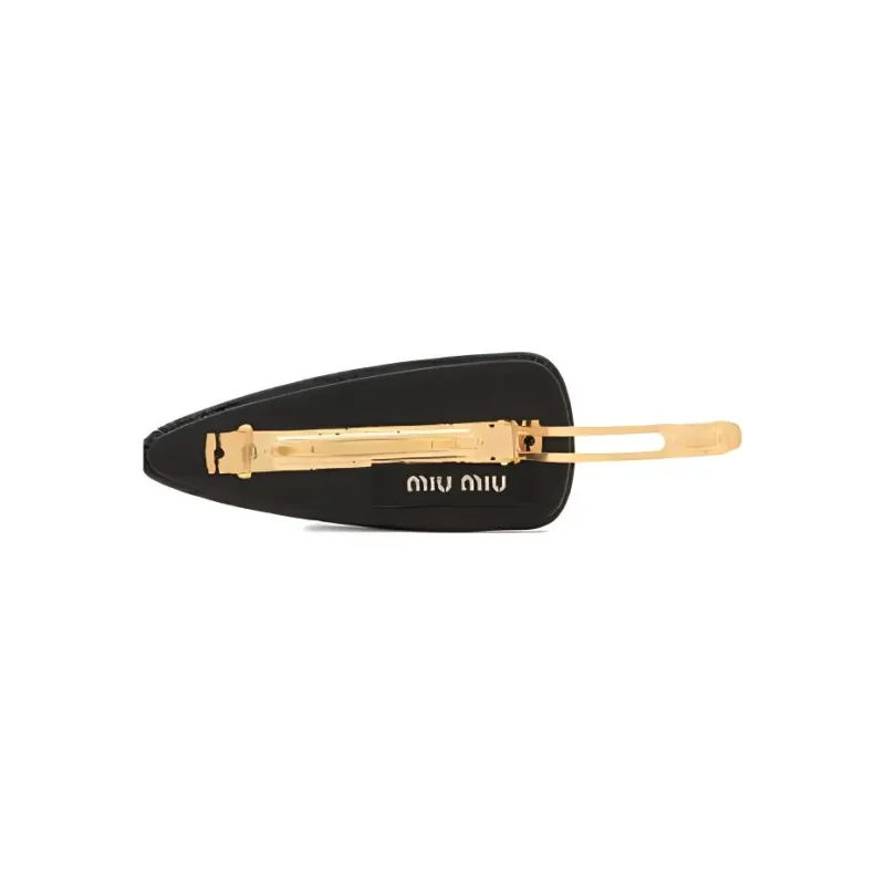 MIU MIU Hair Clips Women's Black-3