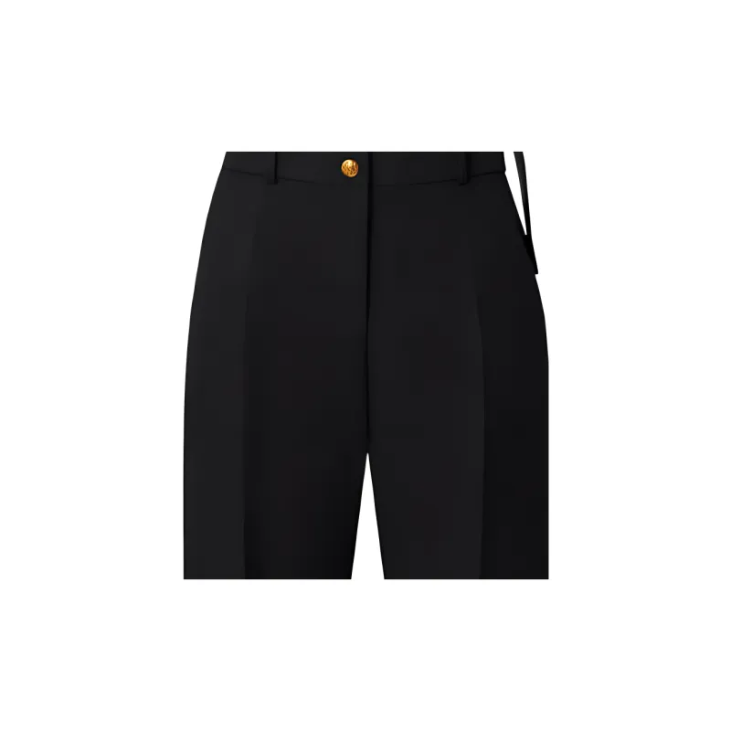 LOUIS VUITTON New Quarterly Products Of LV Casual Shorts Women's Black-3