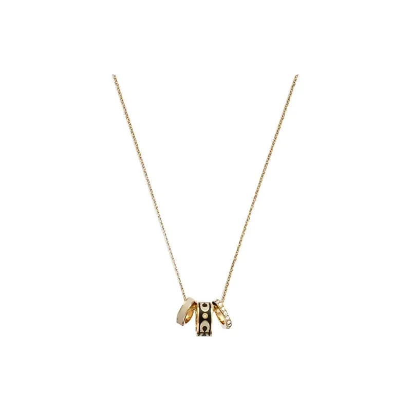 COACH Copper Necklaces Women's Gold-0