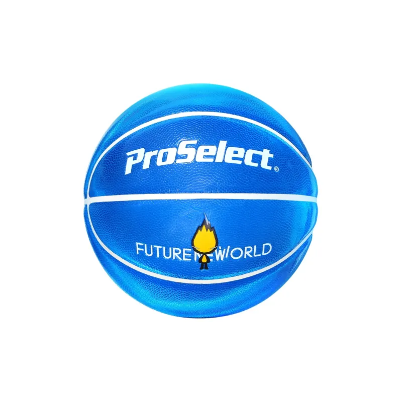 ProSelect PU Basketball Jelly Blue Size 5 Ball Reflective Training Unisex-1