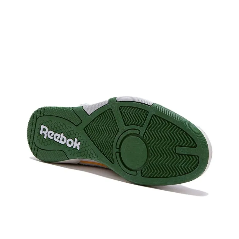 Reebok BB 4000 Anti Slip Wear Resistant Low Top Skateboard Shoes Unisex Gray White Green-5