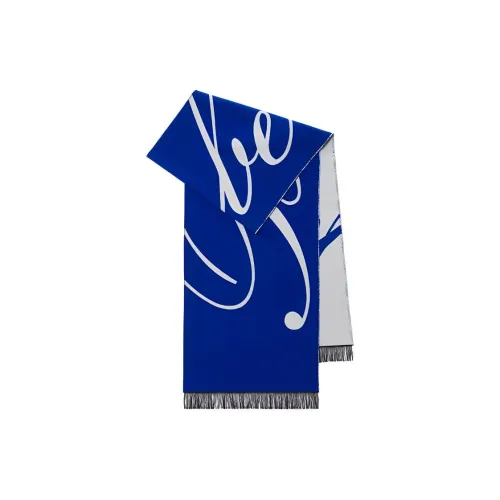 Burberry Logo Intarsia knit Wool blend Scarf