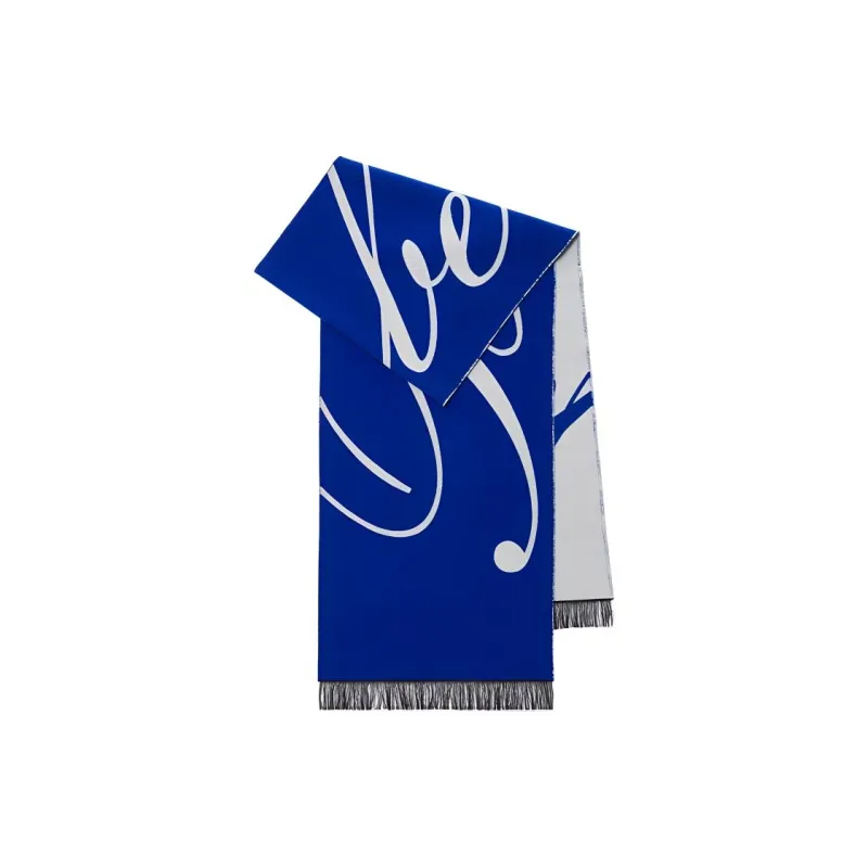 Burberry Logo Intarsia knit Wool blend Scarf-0