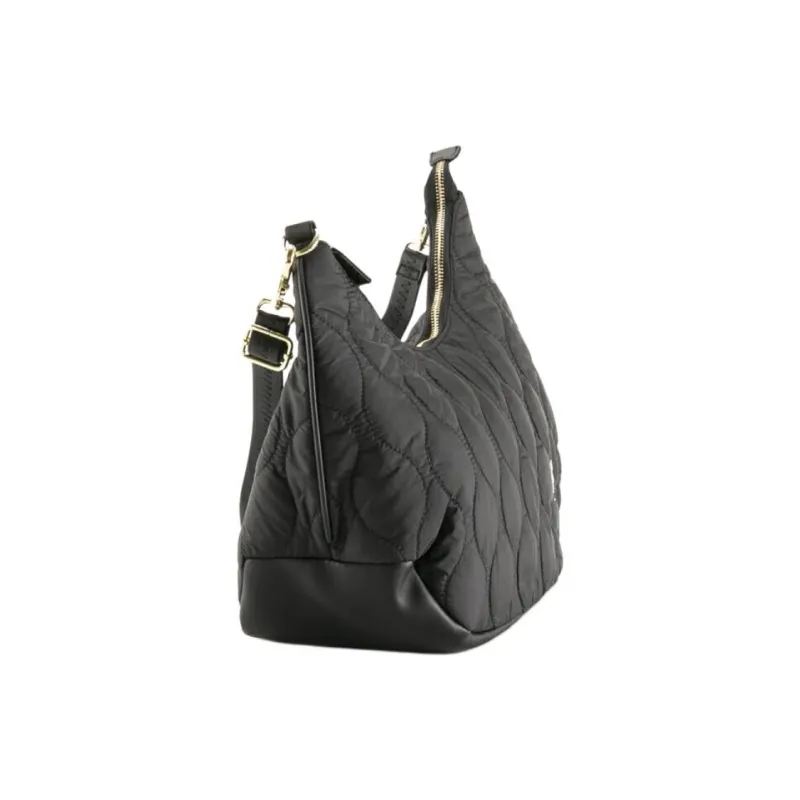 U.S. POLO ASSN. Nylon Shoulder Bag Women's Black-3