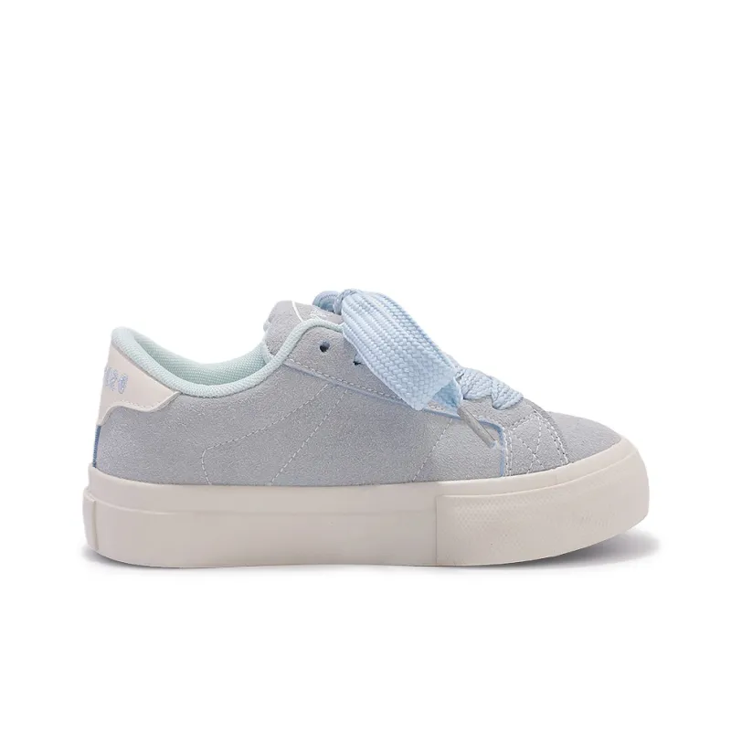 SNXR Slip-Resistant Cushioning Wear-Resistant Height Increasing Low-Top Skateboard Shoes Women's Glacier Blue-1