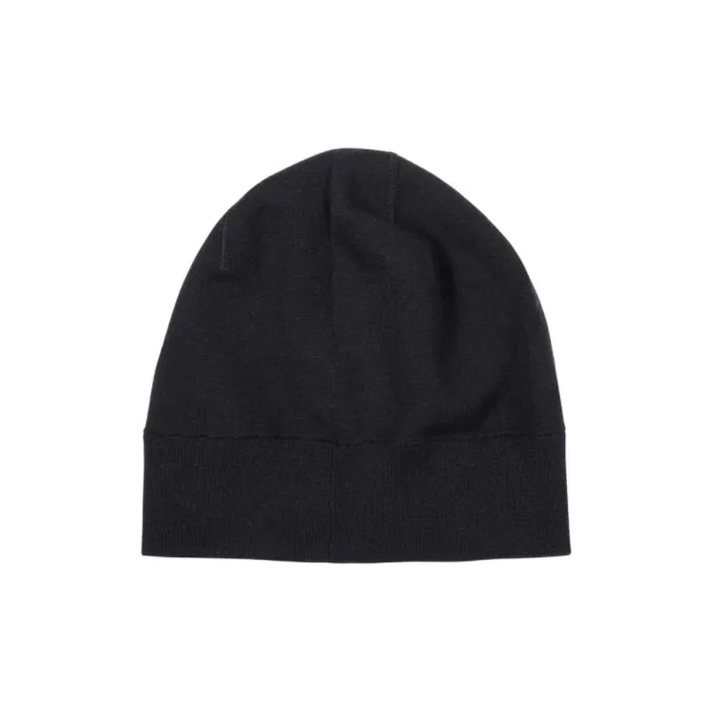 BRIONI Leather Silk Elastane Cotton Cashmere Polyamide Beanies Men's Black-1