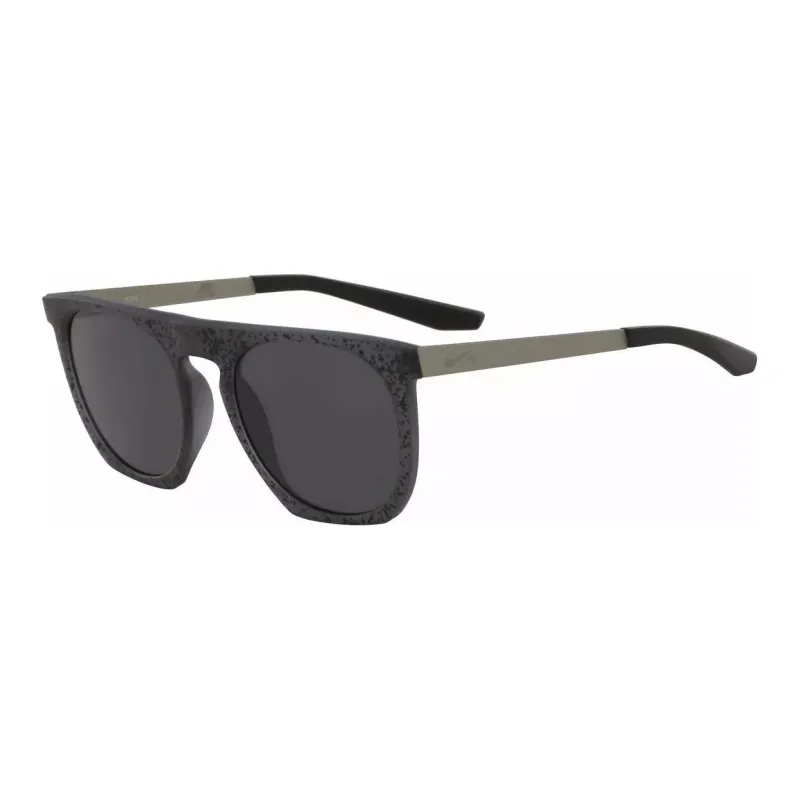 Nike Metal Plastic Square Sunglasses Men's Black-0