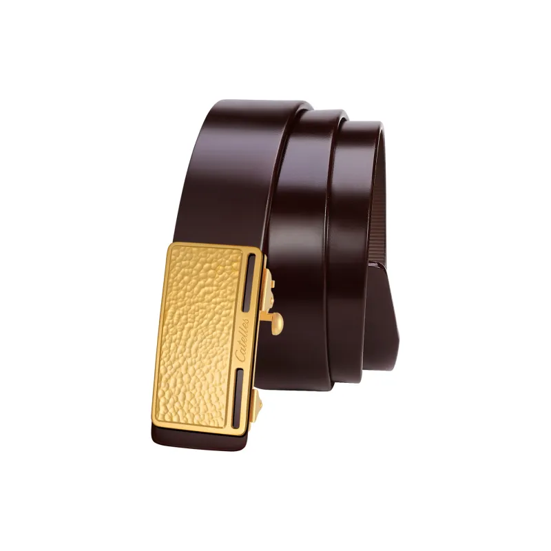 CATELLES Top Grain Cow Leather Leather Belts Men's Width 3.4cm-10