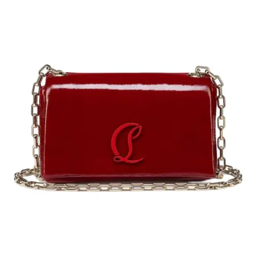 CL LUBOTING Patent Leather Crossbody Bag Shoulder Bag Women's Red