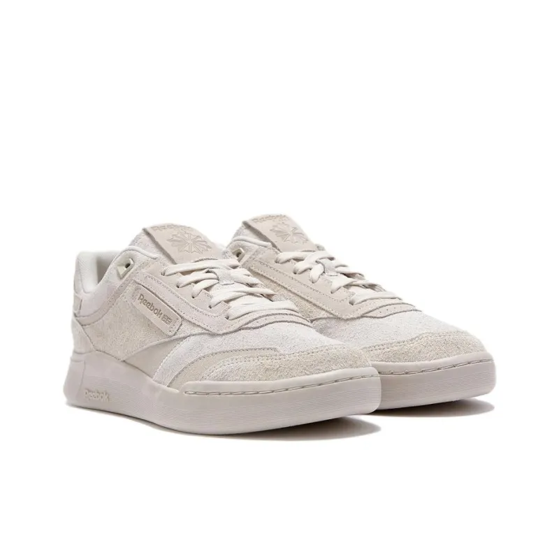 Reebok Club C Anti Slip Wear Resistant Low Top Skateboard Shoes Unisex White-2