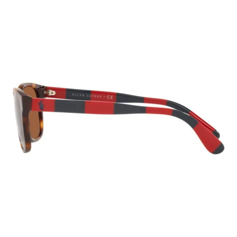 Polo Ralph Lauren Plastic Square Sunglasses Men's Brown-1
