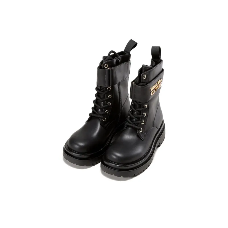 VERSACE JEANS COUTURE Ankle Boots 5cm Women's Black-2
