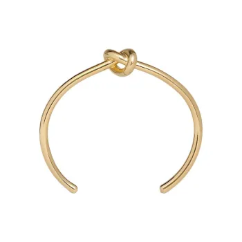 CELINE Knot Extra thin Bracelet In Brass With Gold Finish