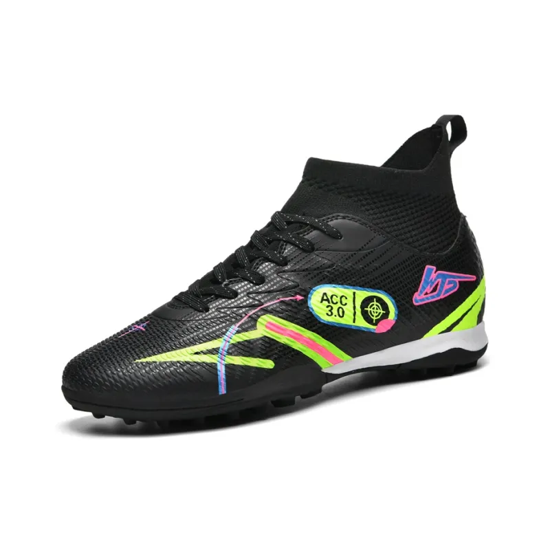WEJIESS TF Rubber Broken Studs Soft Ground Firm Ground Anti-Slip Wear-Resistant Soccer Shoes Unisex-5