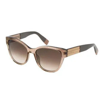 Furla Plastic Butterfly Sunglasses Women's Brown