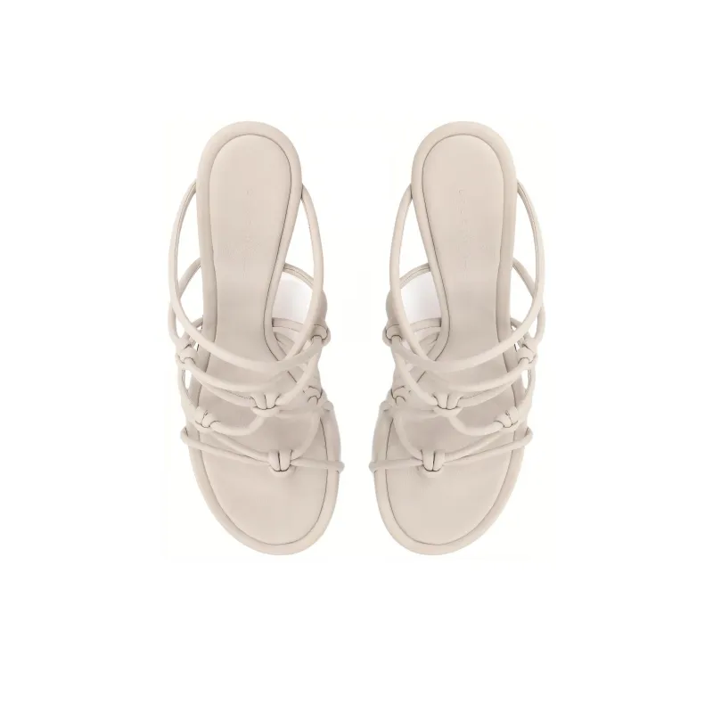 STUDIO AMELIA Flip Flops 9cm Women's Gray-4