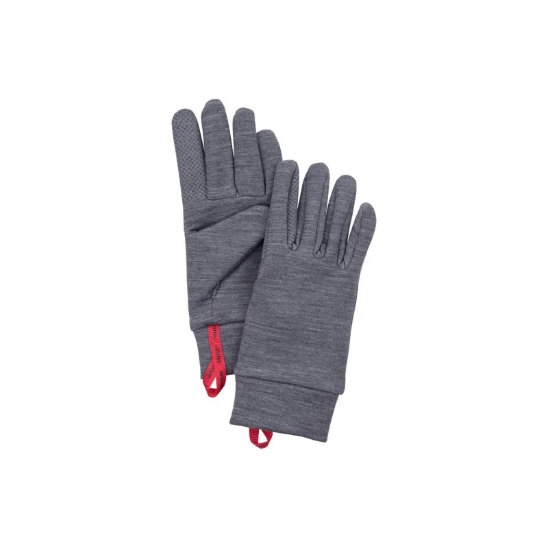 HESTRA Polyester Gloves Women's Gray-0