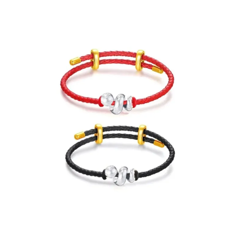 YINGNIXINDONG 999 Fine Silver Bracelets Unisex-6