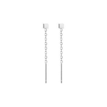 May10th S925 Silver Drop Earrings Women's Silver