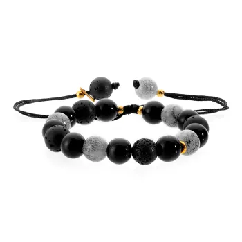 ENFANTIN Obsidian Jade Bracelets Unisex
