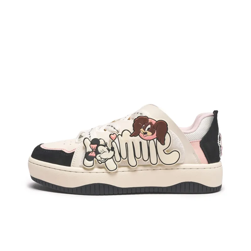 Disney x Hotwind CNY New Year Limited Collection Abrasion-Resistant Slip-Resistant Low-Top Skateboard Shoes Women's-10