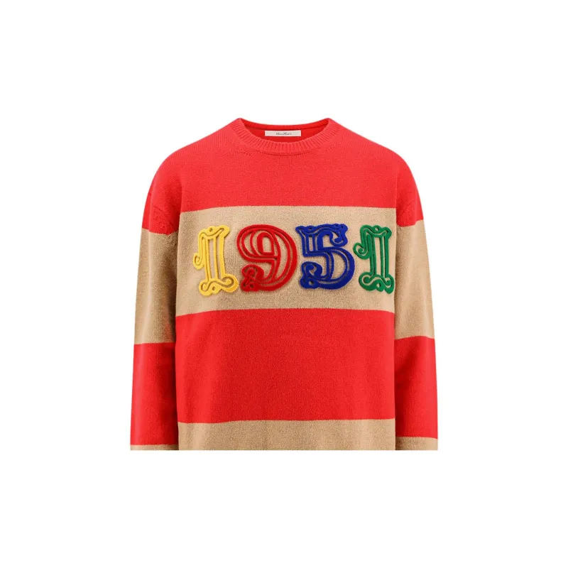 MaxMara Star Patterned Crewneck Jumper-3