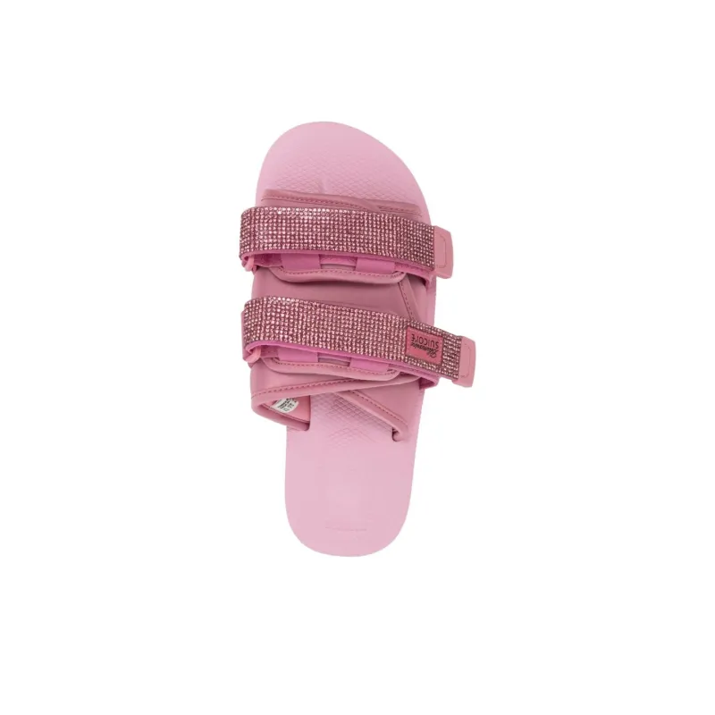 Blumarine X Suicoke Rhinestone-embellished Slides-4