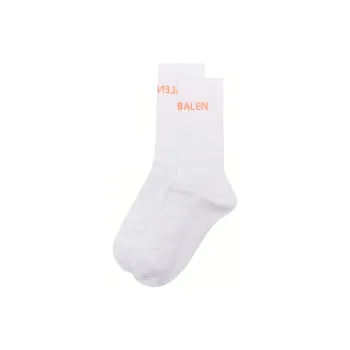 Balenciaga Tennis Seas Socks 'White/Orange'