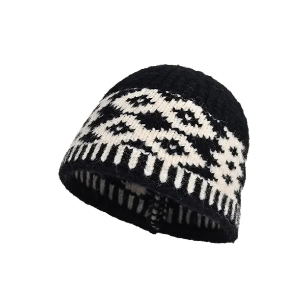 FREE RABBITⅡ Fall And Winter Korean Style Casual Versatile Cold Cap Beanies Unisex-0